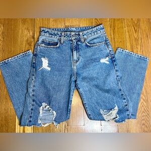 CARMAR Distressed Straight Leg Jeans